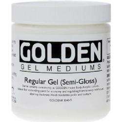 Golden | Gel Mediums | Regular Gel (Semi- Gloss) | Pot á 237ml